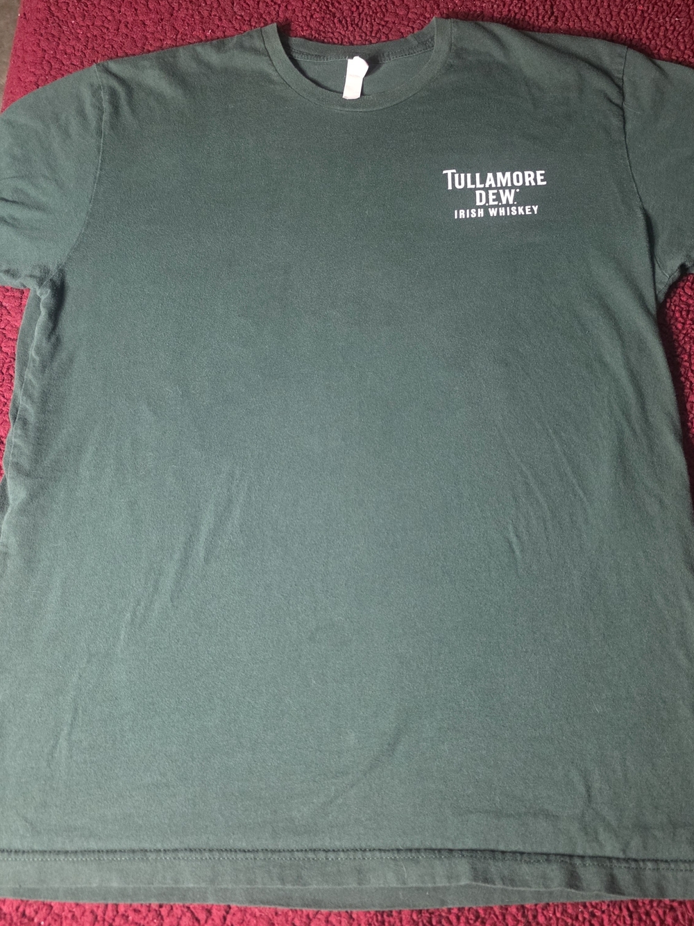 Men’s Short-Sleeve Crew Tee — Dark Green, L